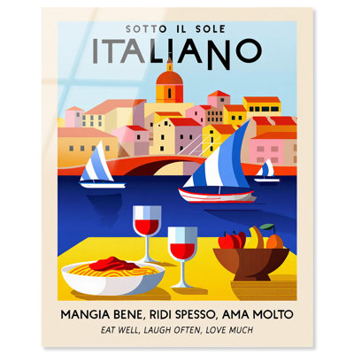«Under the Italian Sun», reproduction acrylique sur toile par Art Remedy