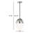 Sanaria 1 - Light Single Pendant-28151906-28282182