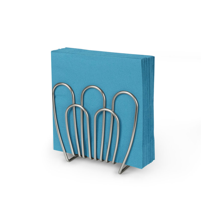 Porte-serviettes Jamel, Nickel satiné