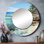 Beach Photo Tropical Paradise III - Miroir mural de plage, miroir décoratif bord de mer, impression sur métal