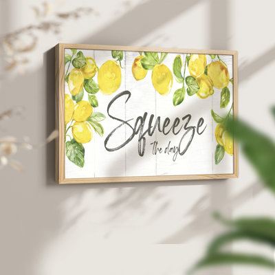 Lemon Squeeze -Framed Print - Restickable