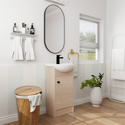 Meuble-lavabo simple l 18 po x P 14 po x H 34 po Lavinie