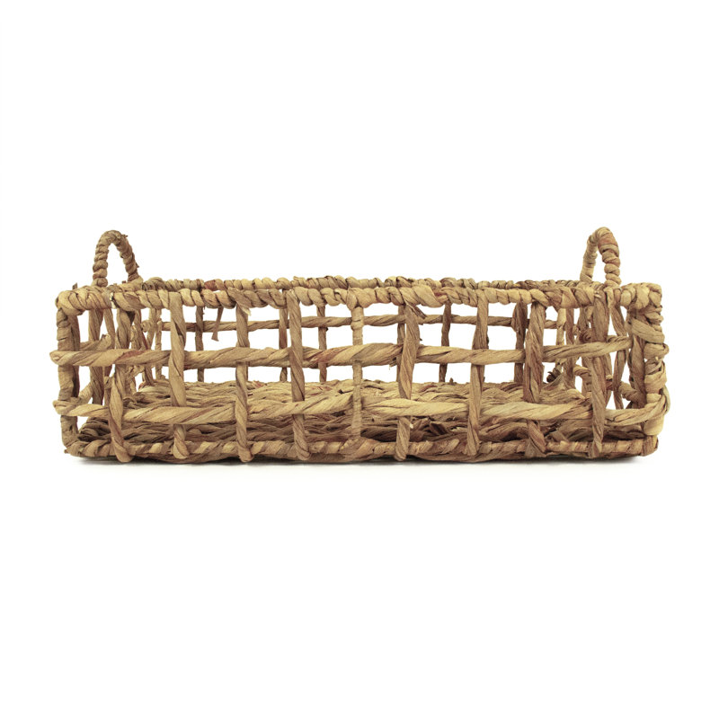Mosinee Rattan Decorative Tray, 5" H x 13" W  x 17.5" D