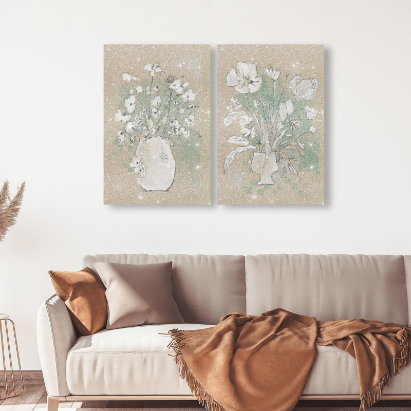 Spring Energy Set Set by Oliver Gal, 45" H x 30" W, Gallery Wrapped