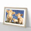 Three Dairy Cows - Picture Frame Graphic Art Print-56734694-56734693