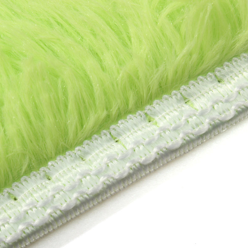 Tapis poils longs light green area Ghassan