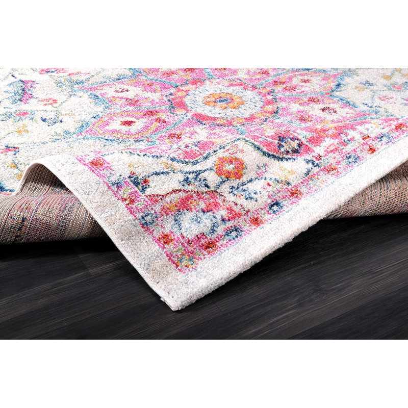 Soft Medium Pile Area Rugs Living Room Carpet Pad Oriental Vintage Rug Non Slip Entryway Rug 7665, Rectangle 200 x 290 cm