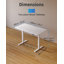Bureau électrique debout, bureau assis-debout à hauteur ajustable-764871138-764871143