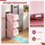 3 bacs de rangement sur roulettes avec couvercle ouvert pour garde-robe de cuisine-1315871242