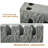4'' H Marble Tabletop Candlestick