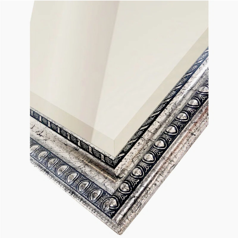 Silver PS Frame Wall Mirror, Silver