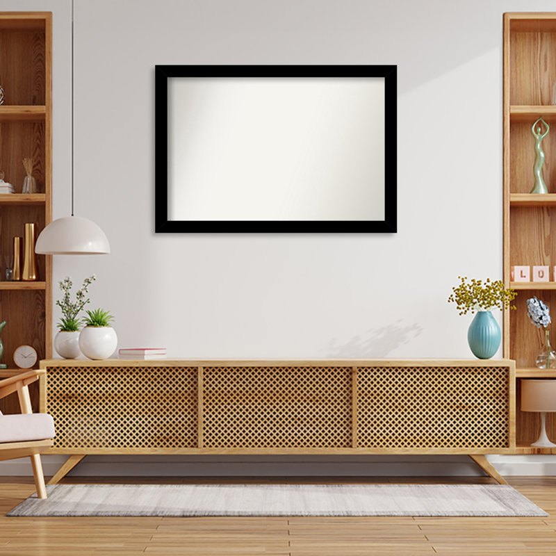 Miroir mural Jillissa, Rectangle, Noir, 27,75 po x 49,75 po