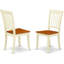 L'ensemble 9 pièces de table et chaises de cuisine comprend une table de salle à manger rectangulaire avec rallonge papillon et 8 chaises, 40 po x 78 po, babeurre et cerise-579247203