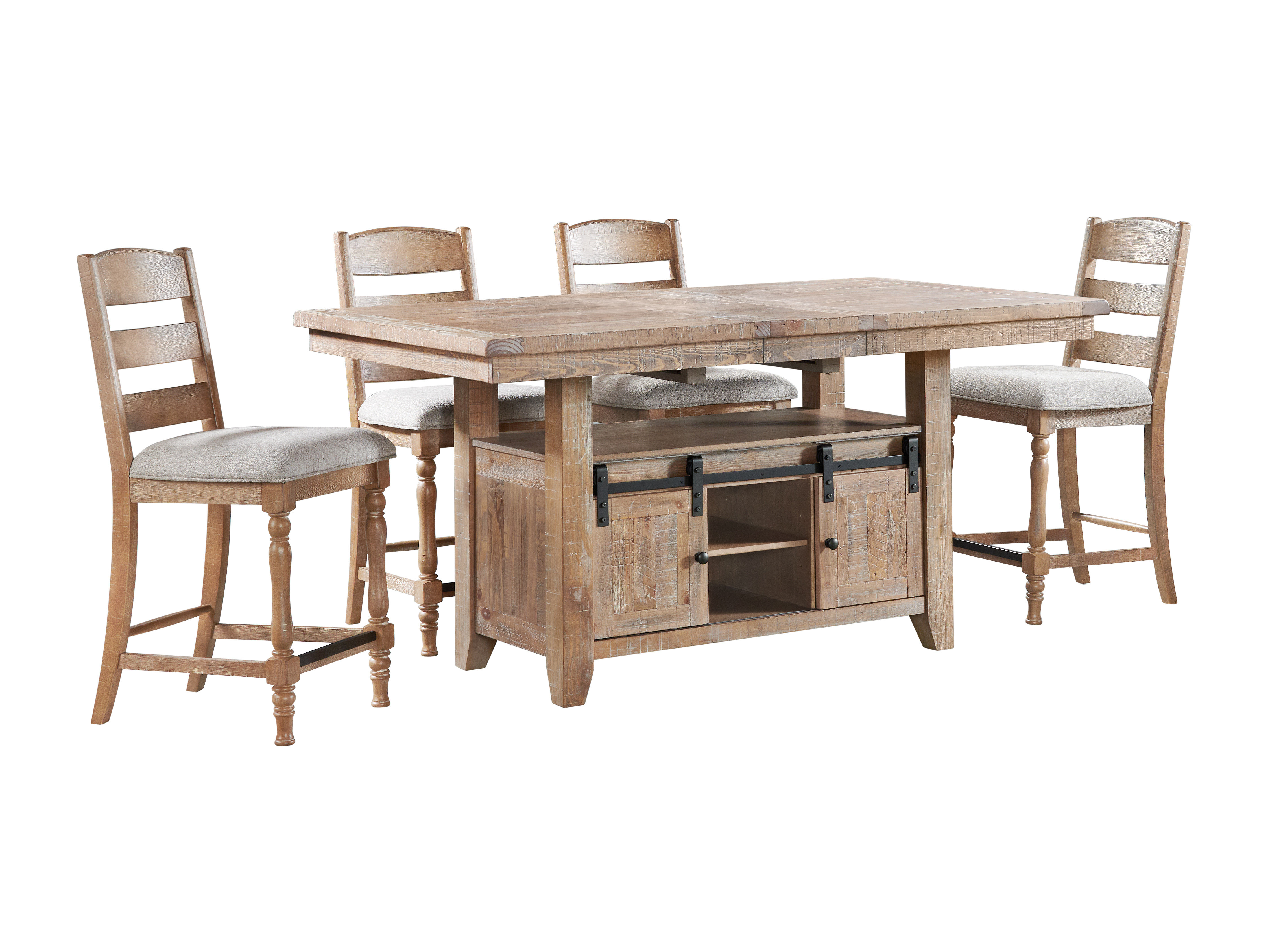 Red Barrel Studio® 5 - Piece Counter Height Extendable Dining Set ...