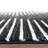 Malica Geometric Machine Woven Polypropylene Area Rug in Black/Ivory-97696957