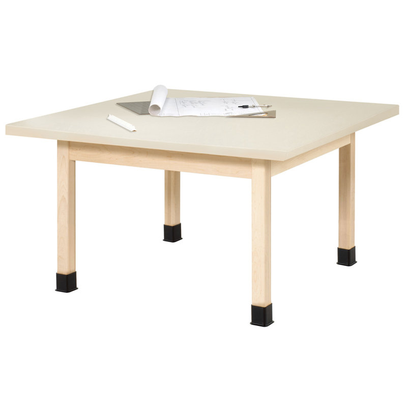 Table de travail classique Perspective Quick-Ship, 48 po, Amande