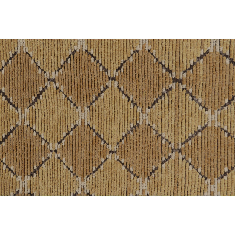 Scandinavian One-of-a-Kind 4'0X8'0 Hand Knotted Area Rug