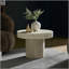 Table basse ronde en fibre de verre