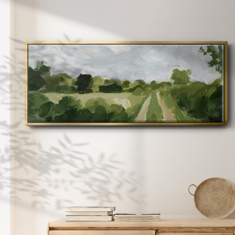 Meadow Trail II - Framed Canvas