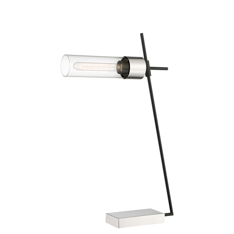 Lampe de bureau chromée 28,5 po Ailin