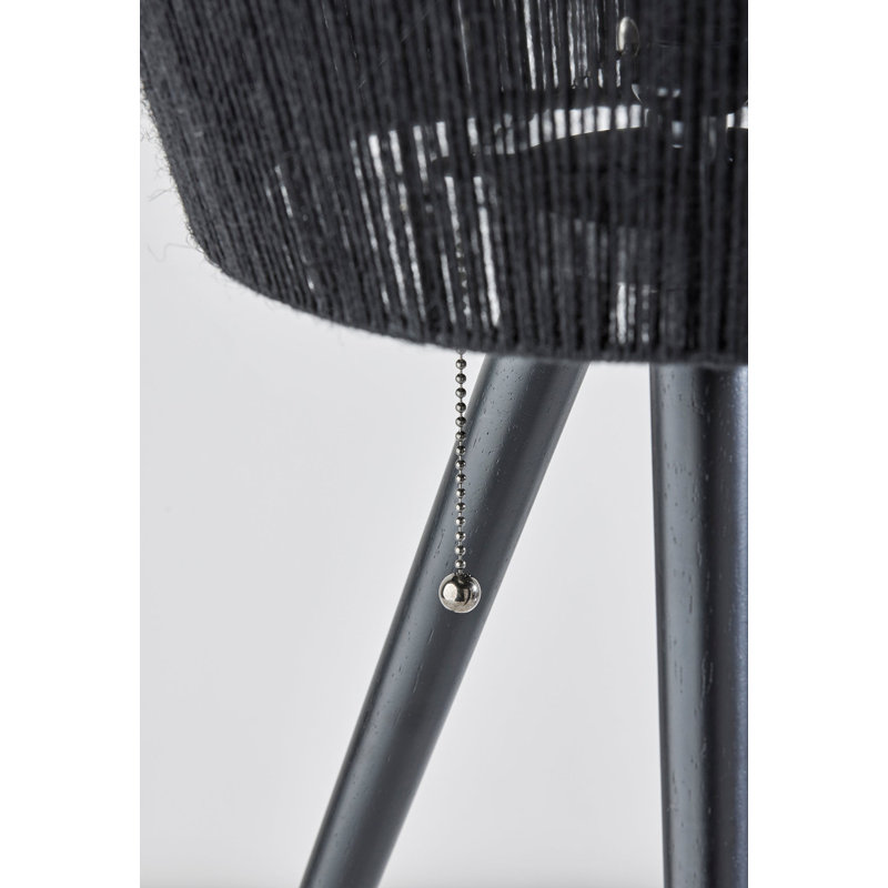 Lampe trépied Isona, Noir