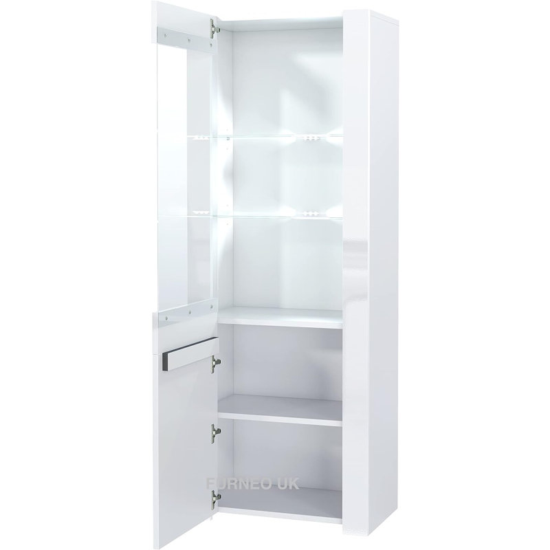 Milano Display Cabinet, White