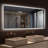 Devonnte Rectangle LED Wall Mirror, Dimmable Vanity Lighted Mirror, Backlit-1862387674