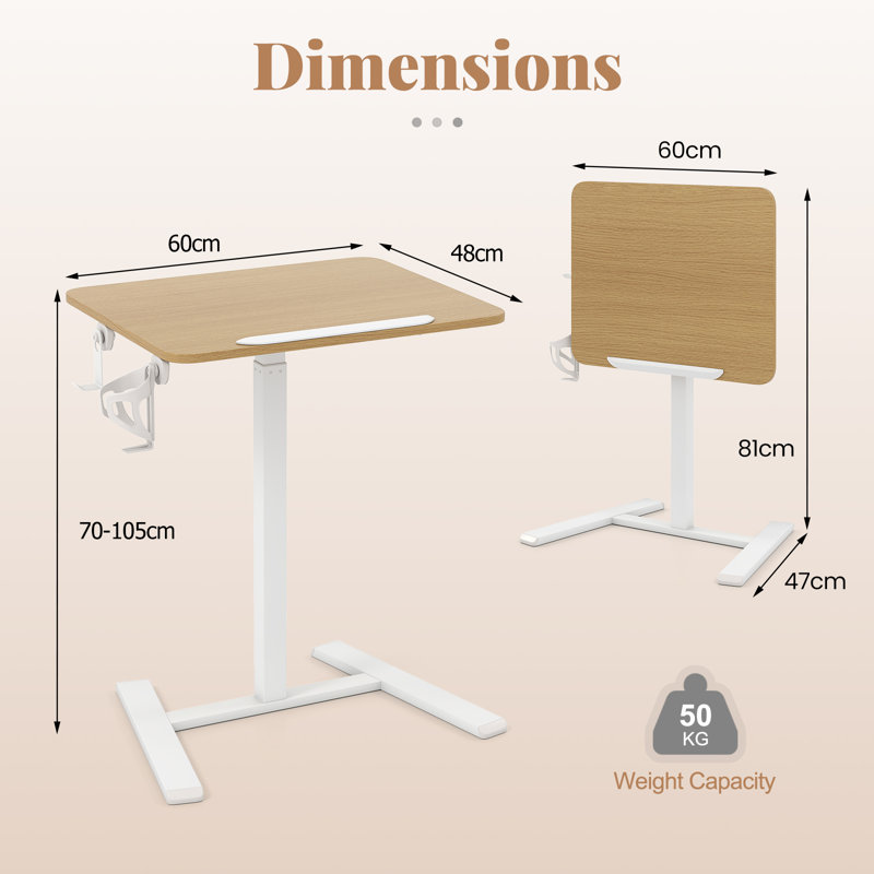 Adjustable Metal Base Standing Desk