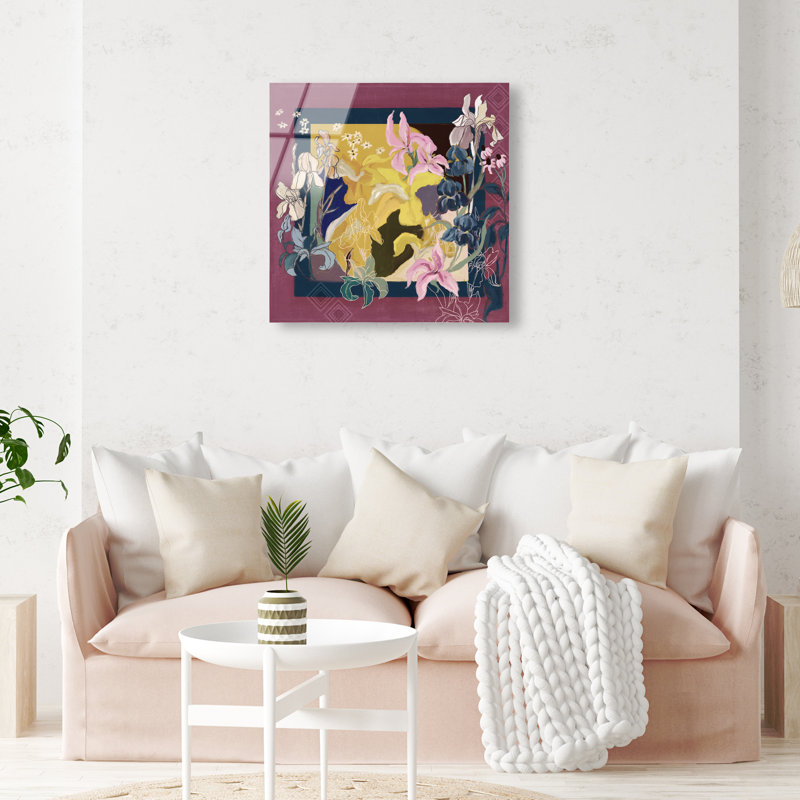 Layered Bloom Print by Oliver Gal, 30"H x 30"W, High-Gloss Acrylic Print