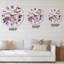 Bouquet rétro avec des chrysanthèmes I - Horloge murale traditionnelle-60328217