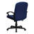 Mid-Back Fabric Executive Swivel Office Chair with Nylon Arms-23840908