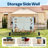 8x8ft Pop Up Canopy Tent with Detachable Sidewall-124436164-111154186