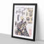 Ichimura Uzaemon IX by Kitao Shigemasa - Picture Frame Painting Print-55579344-55579349