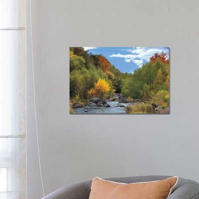 Near Perfect Day by Mike Jones - Wrapped Canvas Print