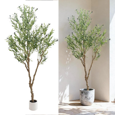 Faux Olive Tree Tree in Pot