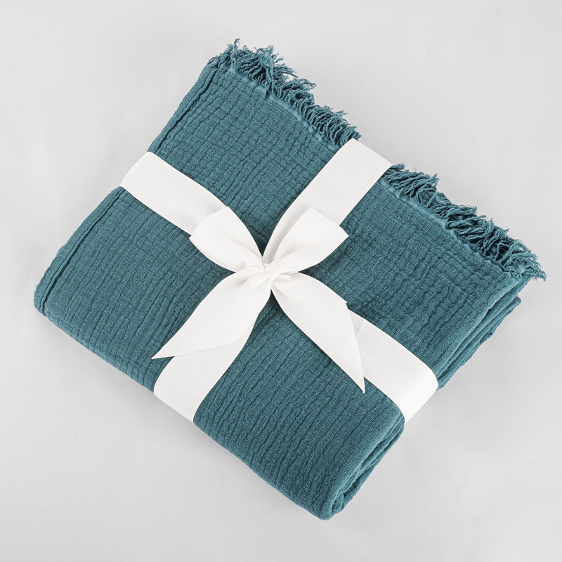 Jeté , Bleu foncé