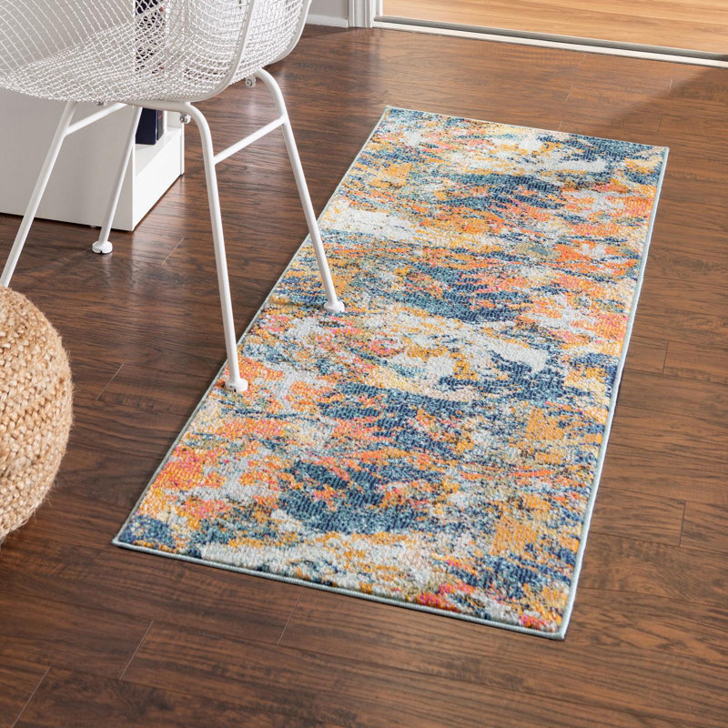 Washable Indoor Rug, Runner 2' x 8'