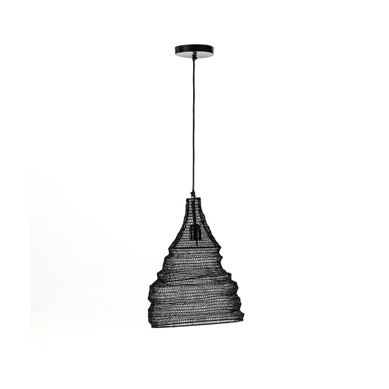 Brookmeadow 1 - Light Cone Pendant, Black
