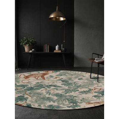 Machine Washable Grey Area Rug