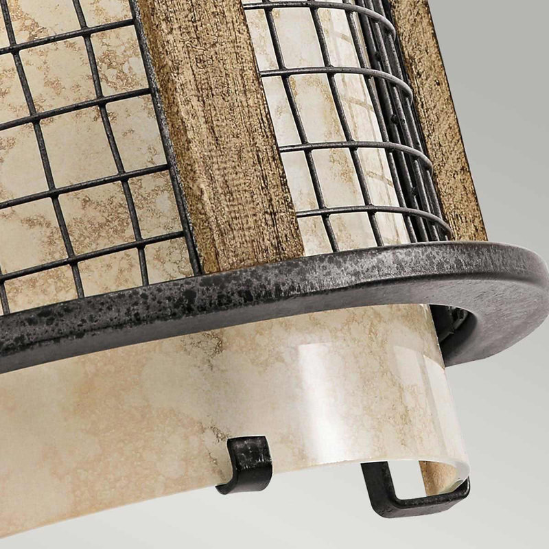 Rosiclare Steel Flush Mounted Sconce