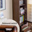 Bibliothèque verticale en bois massif de style américain
