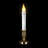 LED Flickering Window Candles With Timer - 8.5" - Set Of 8