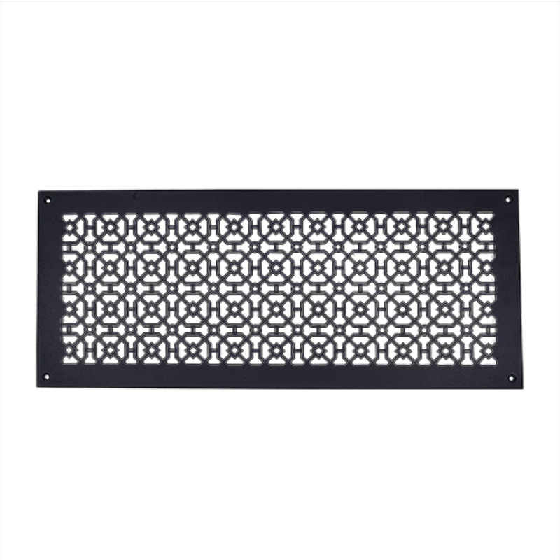  Ouverture de conduit 9 po x 20 po AIR RETOUR | Grille d'air lourde en fonte d'aluminium (11 po x 22 po au total) | Thermolaqué