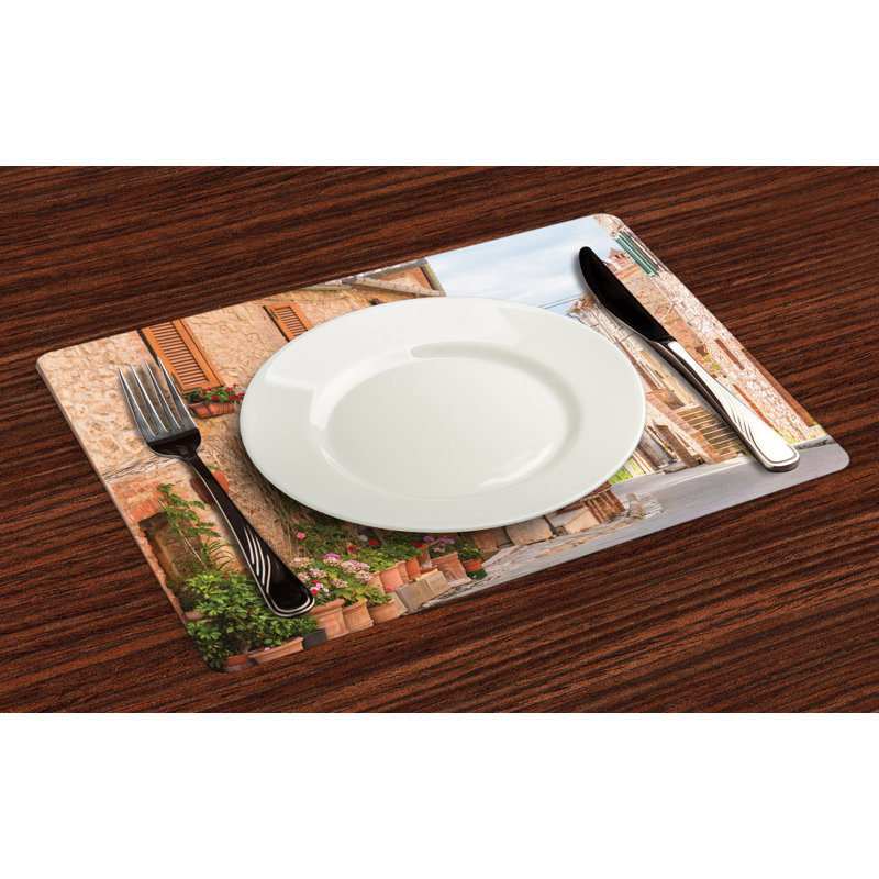 Ashton-James Mediterranean Medieval Old Village Placemat