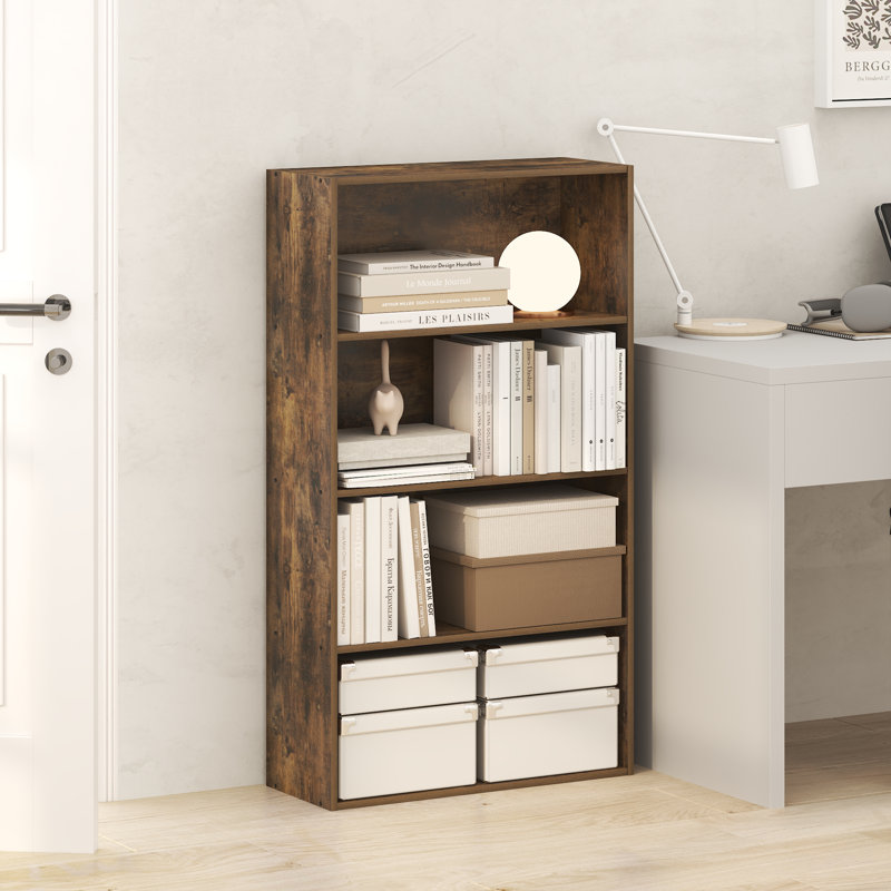Tarak 59.94cm W Manufactured Wood Shelving Unit, Amber Pine