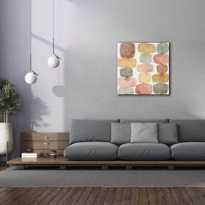 One Allium Way® «Full Bloom Pattern Iva» par Anne Tavoletti, art mural sur toile, 37 po x 37 po