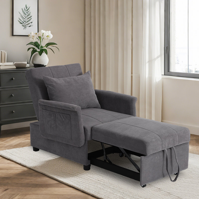 Fauteuil rembourré convertible