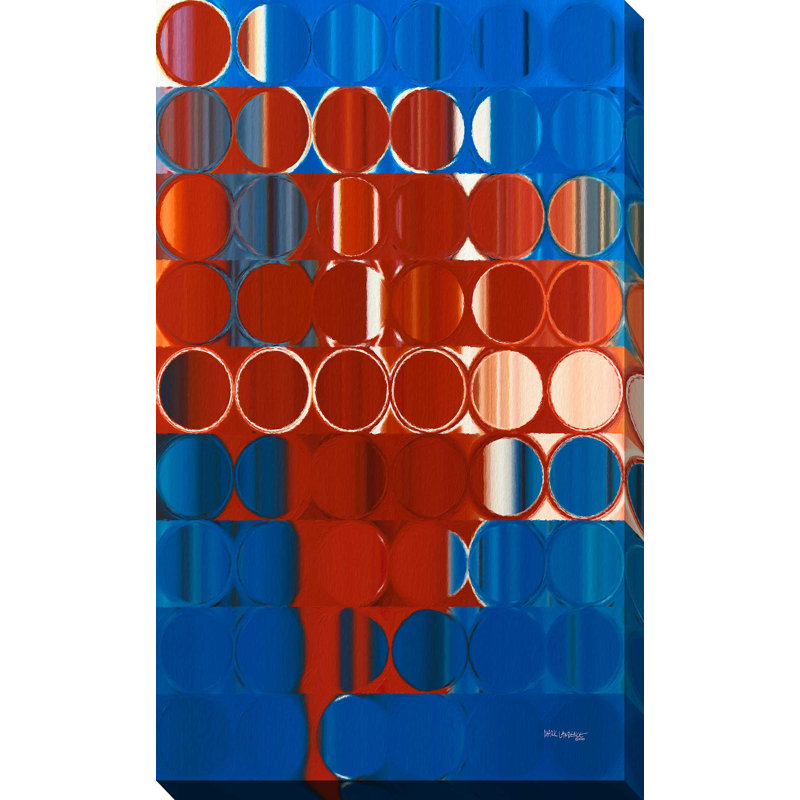 Jean 18:37 «Whose Voice Do You Hear» par Mark Lawrence - reproduction, H 60 po x l 36 po x P 1,5 po, Toile tendue