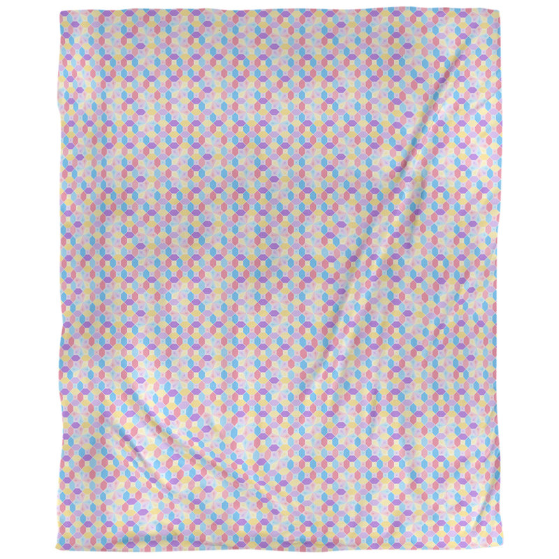 Housse de couette Katelyn Elizabeth, Housse de couette pour très grand lit, Microfibre, Rose / Jaune