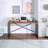 Steephill Solid Wood Steel Writing Desk